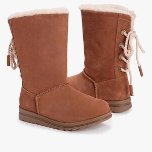 Muk Luks Boots Ziggy Rodeo Calf High Lace Up Women’s boot (7.5US) Winter Boots